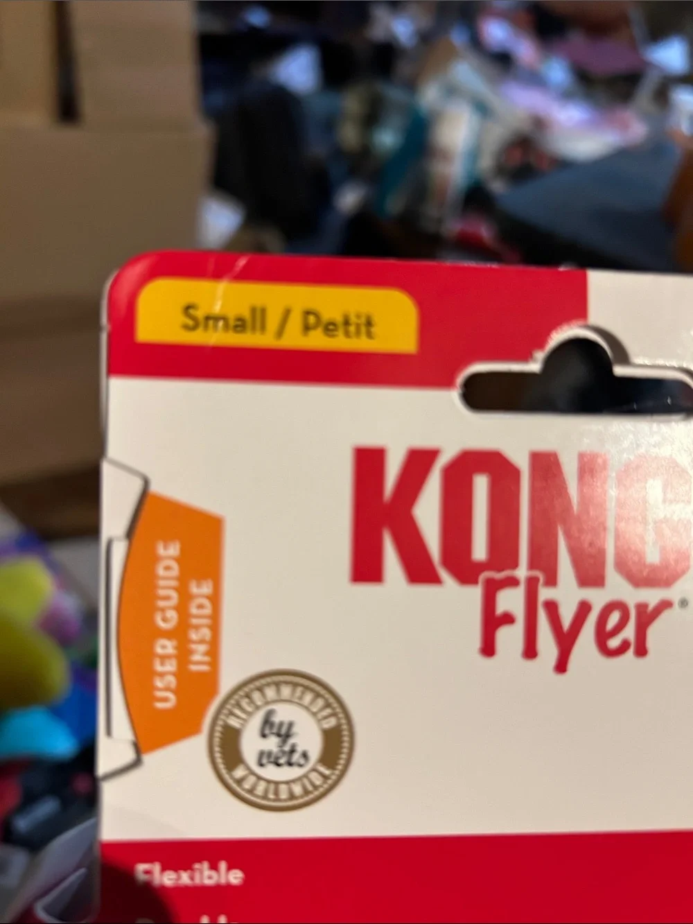 Kong Flyer Red Rubber Dog Toy